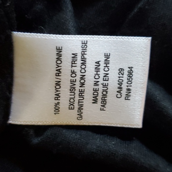 L.A.M.B Black Flowy Skirt Med - Picture 7 of 8